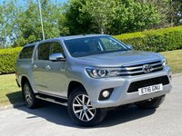 USED 2016 16 TOYOTA HI-LUX 2.4 D-4D Invincible Pickup Double Cab 4dr Diesel Manual 4WD Euro 6 (TSS) (150 ps) SAT NAV + CANOPY   ** NO VAT ***
