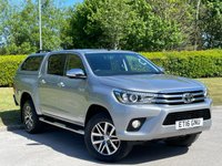 USED 2016 16 TOYOTA HI-LUX 2.4 D-4D Invincible Pickup Double Cab 4dr Diesel Manual 4WD Euro 6 (TSS) (150 ps) SAT NAV + CANOPY   ** NO VAT ***