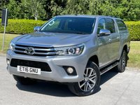 USED 2016 16 TOYOTA HI-LUX 2.4 D-4D Invincible Pickup Double Cab 4dr Diesel Manual 4WD Euro 6 (TSS) (150 ps) SAT NAV + CANOPY   ** NO VAT ***