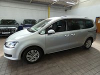 USED 2016 VOLKSWAGEN SHARAN 2.0 TDI BlueMotion Tech SE MPV 5dr Diesel Manual Euro 6 (s/s) (150 ps) 7 SEATS CRUISE CONTROL PARKING SENSORS 2 OWNERS FROM NEW EXCELLENT SERVICE HISTORY 9 SERVICES TO 93K MILES WARRANTY