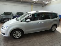 USED 2016 VOLKSWAGEN SHARAN 2.0 TDI BlueMotion Tech SE MPV 5dr Diesel Manual Euro 6 (s/s) (150 ps) 7 SEATS CRUISE CONTROL PARKING SENSORS 2 OWNERS FROM NEW EXCELLENT SERVICE HISTORY 9 SERVICES TO 93K MILES WARRANTY