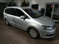 USED 2016 VOLKSWAGEN SHARAN 2.0 TDI BlueMotion Tech SE MPV 5dr Diesel Manual Euro 6 (s/s) (150 ps) 7 SEATS CRUISE CONTROL PARKING SENSORS 2 OWNERS FROM NEW EXCELLENT SERVICE HISTORY 9 SERVICES TO 93K MILES WARRANTY