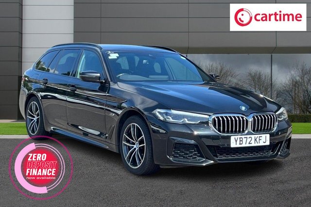 View our BMW 5 Series 2.0 530e 12kWh M Sport Touring 5dr Petrol Plug-in Hybrid Steptronic Euro 6 (s/s) (292 ps) Touchscreen, Reverse Camera, Satellite Navigation, Heated Seats, Cruise Control