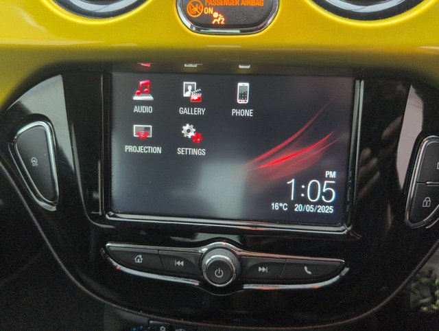 USED 2016 16 Vauxhall Adam 1.2i Ecoflex Energised Hatchback 3dr Petrol Manual Euro 6 (s/S) (70 Ps) Heated Rear Window+17" Alloys