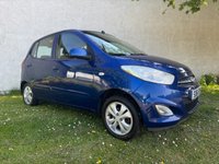 USED 2012 61 HYUNDAI I10 1.2 Active Hatchback 5dr Petrol Manual Euro 5 (85 bhp) FRESH MOT+&pound;20/YEAR ROAD TAX