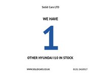 USED 2012 61 HYUNDAI I10 1.2 Active Hatchback 5dr Petrol Manual Euro 5 (85 bhp) FRESH MOT+&pound;20/YEAR ROAD TAX