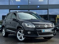 USED 2013 63 VOLKSWAGEN TIGUAN 2.0 TDI BlueMotion Tech R-Line SUV 5dr Diesel DSG 4WD Euro 5 (s/s) (140 ps) LEATHER*18"ALLOYS*PARK ASSIST