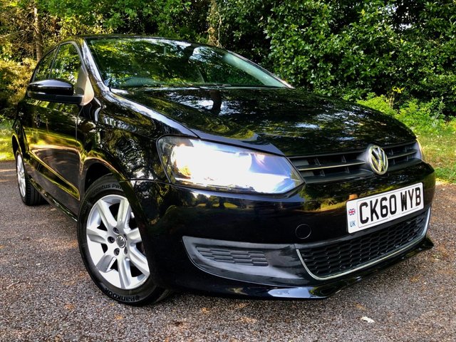 2010 60 Volkswagen Polo 1.4 SE Hatchback 5dr Petrol DSG Euro 5 (85 ps) 1 RETIRED OWNER FROM NEW//X15 SERVICE HISTORY STAMPS//AIRCON//ALLOYS//X2 REMOTE LOCKING KEYS//CAMBELT/WATERPUMP RENEWED @38,000 MILES//STUNNING SERVICE HISTORY