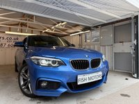 USED 2017 67 BMW 2 SERIES 1.5 218i M Sport Coupe 2dr Petrol Manual Euro 6 (s/s) (136 ps)+2 KEYS+HISTORY+MEDIA+BLUETOOTH+ALLOYS+CLIMATE+CRUISE+NAVIGATION+ 2 KEYS+PARKING SENSORS+CRUISE+ALLOYS+BLUETOOTH+MEDIA+AIRCON+NAV+USB+AUX+DAB+HPI CLEAR