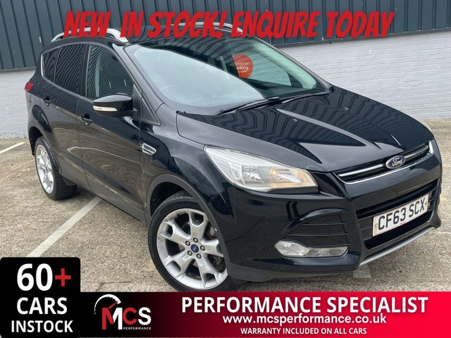 2014 63 FORD KUGA 2.0 TDCi Titanium SUV 5dr Diesel Manual AWD Euro 5 (163 ps) NO TRUMP TARRIFS AT MCS !!