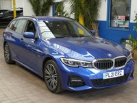 USED 2021 21 BMW 3 SERIES 2.0 330e 12kWh M Sport Touring 5dr Petrol Plug-in Hybrid Auto Euro 6 (s/s) (292 ps) SAT NAV HEATED LEATHER CAMERA