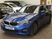 USED 2021 21 BMW 3 SERIES 2.0 330e 12kWh M Sport Touring 5dr Petrol Plug-in Hybrid Auto Euro 6 (s/s) (292 ps) SAT NAV HEATED LEATHER CAMERA
