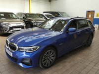 USED 2021 21 BMW 3 SERIES 2.0 330e 12kWh M Sport Touring 5dr Petrol Plug-in Hybrid Auto Euro 6 (s/s) (292 ps) SAT NAV HEATED LEATHER CAMERA
