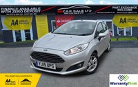 USED 2016 15 FORD FIESTA 1.25 Zetec Hatchback 5dr Petrol Manual Euro 6 (82 ps) 2 OWNERS FROM NEW