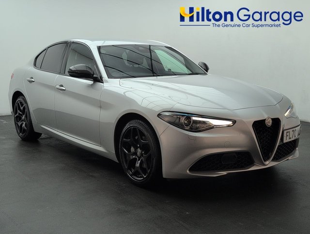 USED 2020 70 Alfa Romeo Giulia 2.0t Nero Edizione Saloon 4dr Petrol Auto Euro 6 (s/S) (200 Ps) Lane Departure Warning+18" Alloys