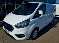 USED 2022 22 FORD TRANSIT CUSTOM 2.0 300 EcoBlue Limited Panel Van 5dr Diesel Manual L2 H1 Euro 6 (s/s) (130 ps) 1 OWNER, SAT NAV, AIR CON, CRUISE,