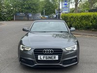 USED 2013 61 AUDI A5 CABRIOLET 2.0 TDI S line Convertible 2dr Diesel Manual Euro 5 (s/s) (177 ps) 