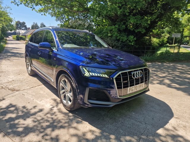 2020 70 Audi Q7 3.0 TFSIe V6 55 S line SUV 5dr Petrol Plug-in Hybrid Tiptronic quattro Euro 6 (s/s) 17.9kWh (381 ps)