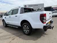 USED 2021 FORD RANGER 2.0 EcoBlue Wildtrak Pickup Double Cab 4dr Diesel Auto 4WD Euro 6 (s/s) (213 ps) AN ABSOLUTE BEAUTY FINISHED IN SUPER POPULAR WHITE PAINT+DIESEL+AUTOMATIC+NO VAT+ONLY 1 OWNER FROM NEW+SERVICE HISTORY+ULEZ COMPLIANT+SIDE STEPS+LOAD LINER+LOAD COVER+TOW BAR+REAR VIEW CAMERA+ROOF RACK+CRUISE CONTROL+SATELLITE NAVIGATION+PARK ASSIST+AIR CONDITIONING+ALLOY WHEELS+1 FULL YEARS MOT PRIOR TO COLLECTION+CALL TODAY TO ARRANGE A VIEWING+DONT DELAY!!!!!!!!!!!!!!!!!!!!!!!!!!!!!!!!!!!!!!!!!