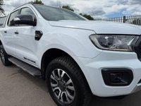 USED 2021 FORD RANGER 2.0 EcoBlue Wildtrak Pickup Double Cab 4dr Diesel Auto 4WD Euro 6 (s/s) (213 ps) AN ABSOLUTE BEAUTY FINISHED IN SUPER POPULAR WHITE PAINT+DIESEL+AUTOMATIC+NO VAT+ONLY 1 OWNER FROM NEW+SERVICE HISTORY+ULEZ COMPLIANT+SIDE STEPS+LOAD LINER+LOAD COVER+TOW BAR+REAR VIEW CAMERA+ROOF RACK+CRUISE CONTROL+SATELLITE NAVIGATION+PARK ASSIST+AIR CONDITIONING+ALLOY WHEELS+1 FULL YEARS MOT PRIOR TO COLLECTION+CALL TODAY TO ARRANGE A VIEWING+DONT DELAY!!!!!!!!!!!!!!!!!!!!!!!!!!!!!!!!!!!!!!!!!