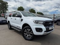USED 2021 FORD RANGER 2.0 EcoBlue Wildtrak Pickup Double Cab 4dr Diesel Auto 4WD Euro 6 (s/s) (213 ps) AN ABSOLUTE BEAUTY FINISHED IN SUPER POPULAR WHITE PAINT+DIESEL+AUTOMATIC+NO VAT+ONLY 1 OWNER FROM NEW+SERVICE HISTORY+ULEZ COMPLIANT+SIDE STEPS+LOAD LINER+LOAD COVER+TOW BAR+REAR VIEW CAMERA+ROOF RACK+CRUISE CONTROL+SATELLITE NAVIGATION+PARK ASSIST+AIR CONDITIONING+ALLOY WHEELS+1 FULL YEARS MOT PRIOR TO COLLECTION+CALL TODAY TO ARRANGE A VIEWING+DONT DELAY!!!!!!!!!!!!!!!!!!!!!!!!!!!!!!!!!!!!!!!!!