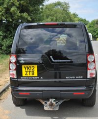 USED 2012 12 LAND ROVER DISCOVERY 4 3.0 SD V6 HSE SUV 5dr Diesel Auto 4WD Euro 5 (255 bhp) AUTOMATIC DAB SAT NAV CRUISE CONTROL STEERING CONTROLS SUNROOF DOG GUARD TOW BAR ALLOYS LEATHER HEATED FRONT AND REAR SEATS ELECTRIC WINDOWS ELECTRIC MIRRORS AIR CON TRACTION CONTROL BLUETOOTH HANDS FREE REMOTE CENTRAL LOCKING CD/MP3 PLAYER 19" ALLOY WHEELSSPLIT FOLDING REAR SEATS 7 SEATER FRONT & REAR PARKING SENSORS REVERSING CAMERAS