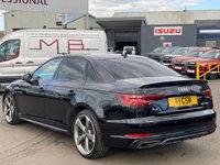 USED 2019 19 AUDI A4 2.0 TFSI 40 Black Edition Saloon 4dr Petrol S Tronic Euro 6 (s/s) (190 ps) A TRULY STUNNING ADDITION TO OUR FORECOURT+ONLY 1 FORMER KEEPER+SERVICE HISTORY+ULEZ COMPLIANT+PRIVACY GLASS+HALF LEATHER INTERIOR+SATELLITE NAVIGATION+PARK ASSIST+CLIMATE CONTROL+19 INCH ALLOY WHEELS+COST NEW &pound;36495 MAKING THIS USED VEHICLE OUTSTANDING VALUE AT OUR LOW PRICE+CALL NOW TO SPEAK WITH ONE OF OUR VERY EXPERIENCED SALES EXECUTIVES TO ARRANGE A VIEWING+ABSOLUTELY NOT TO BE MISSED+READY TO DRIVE AWAY TODAY!!!!!!!!!!!!!!!!!!!!!!!!!!!!!!