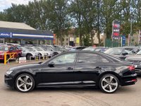 USED 2019 19 AUDI A4 2.0 TFSI 40 Black Edition Saloon 4dr Petrol S Tronic Euro 6 (s/s) (190 ps) A TRULY STUNNING ADDITION TO OUR FORECOURT+ONLY 1 FORMER KEEPER+SERVICE HISTORY+ULEZ COMPLIANT+PRIVACY GLASS+HALF LEATHER INTERIOR+SATELLITE NAVIGATION+PARK ASSIST+CLIMATE CONTROL+19 INCH ALLOY WHEELS+COST NEW &pound;36495 MAKING THIS USED VEHICLE OUTSTANDING VALUE AT OUR LOW PRICE+CALL NOW TO SPEAK WITH ONE OF OUR VERY EXPERIENCED SALES EXECUTIVES TO ARRANGE A VIEWING+ABSOLUTELY NOT TO BE MISSED+READY TO DRIVE AWAY TODAY!!!!!!!!!!!!!!!!!!!!!!!!!!!!!!