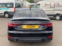 USED 2019 19 AUDI A4 2.0 TFSI 40 Black Edition Saloon 4dr Petrol S Tronic Euro 6 (s/s) (190 ps) A TRULY STUNNING ADDITION TO OUR FORECOURT+ONLY 1 FORMER KEEPER+SERVICE HISTORY+ULEZ COMPLIANT+PRIVACY GLASS+HALF LEATHER INTERIOR+SATELLITE NAVIGATION+PARK ASSIST+CLIMATE CONTROL+19 INCH ALLOY WHEELS+COST NEW &pound;36495 MAKING THIS USED VEHICLE OUTSTANDING VALUE AT OUR LOW PRICE+CALL NOW TO SPEAK WITH ONE OF OUR VERY EXPERIENCED SALES EXECUTIVES TO ARRANGE A VIEWING+ABSOLUTELY NOT TO BE MISSED+READY TO DRIVE AWAY TODAY!!!!!!!!!!!!!!!!!!!!!!!!!!!!!!