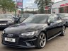 USED 2019 19 AUDI A4 2.0 TFSI 40 Black Edition Saloon 4dr Petrol S Tronic Euro 6 (s/s) (190 ps) A TRULY STUNNING ADDITION TO OUR FORECOURT+ONLY 1 FORMER KEEPER+SERVICE HISTORY+ULEZ COMPLIANT+PRIVACY GLASS+HALF LEATHER INTERIOR+SATELLITE NAVIGATION+PARK ASSIST+CLIMATE CONTROL+19 INCH ALLOY WHEELS+COST NEW &pound;36495 MAKING THIS USED VEHICLE OUTSTANDING VALUE AT OUR LOW PRICE+CALL NOW TO SPEAK WITH ONE OF OUR VERY EXPERIENCED SALES EXECUTIVES TO ARRANGE A VIEWING+ABSOLUTELY NOT TO BE MISSED+READY TO DRIVE AWAY TODAY!!!!!!!!!!!!!!!!!!!!!!!!!!!!!!