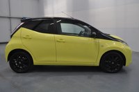 USED 2017 17 TOYOTA AYGO 1.0 VVT-i x-cite 3 Yellow Bi-Tone Hatchback 5dr Petrol Manual Euro 6 (68 ps) Reversing Camera, Satellite Navigation, Cruise Control
