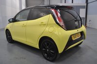 USED 2017 17 TOYOTA AYGO 1.0 VVT-i x-cite 3 Yellow Bi-Tone Hatchback 5dr Petrol Manual Euro 6 (68 ps) Reversing Camera, Satellite Navigation, Cruise Control