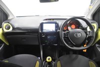 USED 2017 17 TOYOTA AYGO 1.0 VVT-i x-cite 3 Yellow Bi-Tone Hatchback 5dr Petrol Manual Euro 6 (68 ps) Reversing Camera, Satellite Navigation, Cruise Control