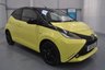 USED 2017 17 TOYOTA AYGO 1.0 VVT-i x-cite 3 Yellow Bi-Tone Hatchback 5dr Petrol Manual Euro 6 (68 ps) Reversing Camera, Satellite Navigation, Cruise Control