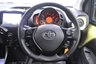 USED 2017 17 TOYOTA AYGO 1.0 VVT-i x-cite 3 Yellow Bi-Tone Hatchback 5dr Petrol Manual Euro 6 (68 ps) Reversing Camera, Satellite Navigation, Cruise Control