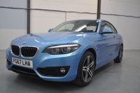 USED 2017 67 BMW 2 SERIES 1.5 218i Sport Coupe 2dr Petrol Manual Euro 6 (s/s) (136 ps) 1 Owner From New, Satellite Navigation, Bluetooth Connectivity