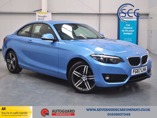 2017 67 BMW 2 Series 1.5 218i Sport Coupe 2dr Petrol Manual Euro 6 (s/s) (136 ps)