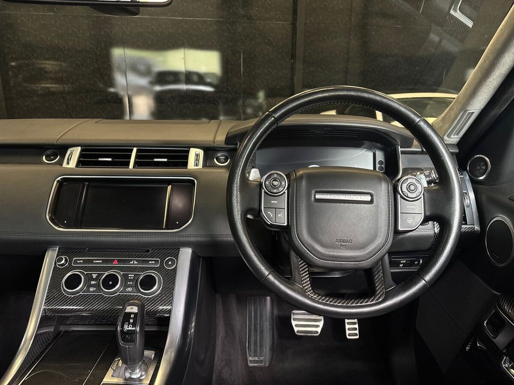USED 2015 11 LAND ROVER RANGE ROVER SPORT 5.0 V8 SVR SUV 5dr Petrol Auto 4WD Euro 5 (s/s) (550 ps) 2 OWNERS|CARBON INTERIOR PACK