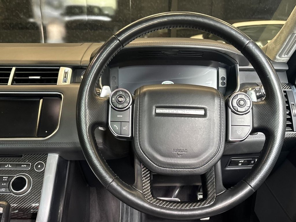 USED 2015 11 LAND ROVER RANGE ROVER SPORT 5.0 V8 SVR SUV 5dr Petrol Auto 4WD Euro 5 (s/s) (550 ps) 2 OWNERS|CARBON INTERIOR PACK