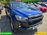 USED 2021 71 ISUZU D-MAX 1.9 TD Utility, 89,239 miles, 1 owner, ULEZ, Euro 6, 4x4 pickup, 6-speed manual, A/C, Bluetooth & more! Plus VAT @ 20%! APPROVED CARS AND FINANCE ARE PLEASED TO OFFER THIS ISUZU D-MAX 1.9 TD UTILITY IN BLUE WITH 89,239 MILES AND A SERVICE HISTORY, 1 OWNER FROM NEW, ULEZ COMPLIANT EURO 6 DIESEL DOUBLE CAB 4X4 PICK UP TRUCK WITH A GREAT SPEC SUCH AS A  6 SPEED MANUAL GEARBOX, AIR CONDITIONING, BLUETOOTH CONNECTIVITY, CRUISE CONTROL, ELECTRIC MIRRORS, ELECTRIC WINDOWS, DAB RADIO, 18 INCH STEEL WHEELS, AUTOMATIC HEADLIGHTS, MULTI FUNCTIONING STEERING WHEEL,  AND MUCH MUCH MORE! FINAL PRICE PLUS VAT @ 20%!   FOR FURTH