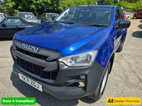 USED 2021 71 ISUZU D-MAX 1.9 TD Utility, 89,239 miles, 1 owner, ULEZ, Euro 6, 4x4 pickup, 6-speed manual, A/C, Bluetooth & more! Plus VAT @ 20%! APPROVED CARS AND FINANCE ARE PLEASED TO OFFER THIS ISUZU D-MAX 1.9 TD UTILITY IN BLUE WITH 89,239 MILES AND A SERVICE HISTORY, 1 OWNER FROM NEW, ULEZ COMPLIANT EURO 6 DIESEL DOUBLE CAB 4X4 PICK UP TRUCK WITH A GREAT SPEC SUCH AS A  6 SPEED MANUAL GEARBOX, AIR CONDITIONING, BLUETOOTH CONNECTIVITY, CRUISE CONTROL, ELECTRIC MIRRORS, ELECTRIC WINDOWS, DAB RADIO, 18 INCH STEEL WHEELS, AUTOMATIC HEADLIGHTS, MULTI FUNCTIONING STEERING WHEEL,  AND MUCH MUCH MORE! FINAL PRICE PLUS VAT @ 20%!   FOR FURTH