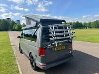 USED 2021 21 VOLKSWAGEN TRANSPORTER 4 BERTH LUXURY CAMPERVAN  TAILGATE WITH BIKE RACK