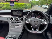 USED 2018 18 MERCEDES-BENZ C-CLASS 2.1 C220d AMG Line (Premium Plus) Cabriolet 2dr Diesel G-Tronic+ Euro 6 (s/s) (170 ps) 