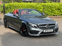 USED 2018 18 MERCEDES-BENZ C-CLASS 2.1 C220d AMG Line (Premium Plus) Cabriolet 2dr Diesel G-Tronic+ Euro 6 (s/s) (170 ps) 
