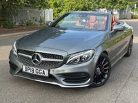 USED 2018 18 MERCEDES-BENZ C-CLASS 2.1 C220d AMG Line (Premium Plus) Cabriolet 2dr Diesel G-Tronic+ Euro 6 (s/s) (170 ps) 