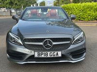 USED 2018 18 MERCEDES-BENZ C-CLASS 2.1 C220d AMG Line (Premium Plus) Cabriolet 2dr Diesel G-Tronic+ Euro 6 (s/s) (170 ps) 