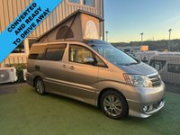 USED 2005 TOYOTA ALPHARD CAMPERVAN TOYOTA ALPHARD CAMPER VAN  2.4 FWD VERY LOW MILEAGE  #01132 CONVERTED AND READY TO DRIVE AWAY