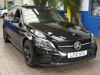 USED 2021 21 MERCEDES-BENZ C-CLASS 2.0 C300de 13.5kWh AMG Line Night Edition (Premium Plus) Estate 5dr Diesel Plug-in Hybrid G-Tronic+ Euro 6 (s/s) (306 ps) SAT NAV PANORAMIC SUNROOF HEATED LEATHER 360 CAMERA PARKING SENSORS 1 OWNER SERVICE HISTORY WARRANTY
