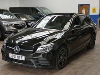 USED 2021 21 MERCEDES-BENZ C-CLASS 2.0 C300de 13.5kWh AMG Line Night Edition (Premium Plus) Estate 5dr Diesel Plug-in Hybrid G-Tronic+ Euro 6 (s/s) (306 ps) SAT NAV PANORAMIC SUNROOF HEATED LEATHER 360 CAMERA PARKING SENSORS 1 OWNER SERVICE HISTORY WARRANTY