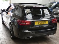 USED 2021 21 MERCEDES-BENZ C-CLASS 2.0 C300de 13.5kWh AMG Line Night Edition (Premium Plus) Estate 5dr Diesel Plug-in Hybrid G-Tronic+ Euro 6 (s/s) (306 ps) SAT NAV PANORAMIC SUNROOF HEATED LEATHER 360 CAMERA PARKING SENSORS 1 OWNER SERVICE HISTORY WARRANTY